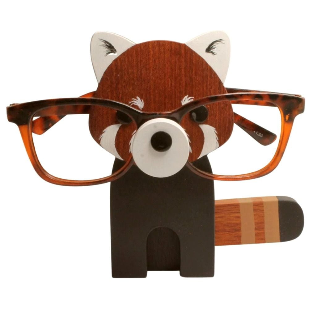 Desktop Wooden Home Office Animal Display Rack Sunglasses Wooden Stand Eyeglasses Holder Glasses