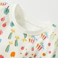 thumbnail image 5 of KYAIGUO 2-8 Years Baby Girls Summer Dresses Short Sleeve Cartoon Print Princess Dress Roundneck Cotton Skirt Casual Sundress Playwear Dress for Kids Toddler, 5 of 9