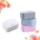 thumbnail image 4 of 4 Piezas Caja de jabón de Viaje Portátil LIUYMXG Contenedor de Plástico con Esponja de Lixiviado Blanco rosa, 4 of 5