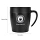 thumbnail image 5 of Con Cuchara Y Tapa Taza De Agua Segura Y Duradera, Taza De Café, No Tóxica Para El Hogar Uso Diario En Viajes De Oficina ANGGREK Stainless Coffee Mug, 5 of 8
