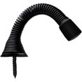 thumbnail image 4 of 6 x Bouchon de Porte à Ressort Noir, Bouchon de Porte en Acier Inoxydable avec Fixation et Vis (85 x 25 mm), 4 of 5