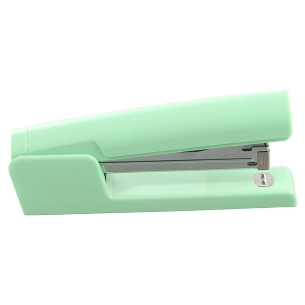 Grapadora portátil Capacidad de 20 hojas Antideslizante Grapadora de oficina de escritorio Menos esf Abanopi Verde