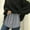 Dark Gray, variant on WHLBF Women's Layered Tiered Sheer Stripe Printing Extender Half Slip Plus Size Skirt White 10(XL)