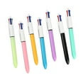 thumbnail image 5 of Peiiwdc 7Pcs Multicolored Pen 4-Color-in-1 Pen Retractable Ballpoint Pen, 1.0mm, Green, Blue,, 5 of 9
