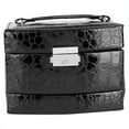 thumbnail image 2 of Aigend Jewelry Box - Three-layer Semi-automatic Jewelry Box Liftable Lock Jewelry Box Ring Necklace Earrings Storage Box for Lady Gift (??), 2 of 8