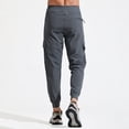 thumbnail image 3 of MASKERT Men's Cargo Pants-Quick Dry Hiking Pants Track Running Workout Athletic Travel Casual Outdoor Dark Gray（Size XS-XXXL）, 3 of 8