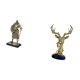 thumbnail image 5 of Figura de escritorio,Estatua de caballero,artesanía artística,coleccionable,escritorio,oficina,Figura decorativa,pieza de arte,decoración del hogar,Figura de cabeza de ciervo,Adorno de, 5 of 8
