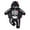 Black, variant on Ulitacool Baby Boys Onesies Halloween Romper Hallowmas Jumpsuit Long Sleeve Hooded Bodysuit With Print For Casual Outfit Fall Winter Comfortable Daily Wear 6-12 Months Black