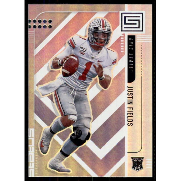 NFL 2021 Chronicles Status Draft Picks Justin Fields Trading Card #159
