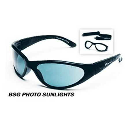 Body Specs BSG BLACK PHOTOSUNS. 15 Black Frame Sunglasses Photo Sunlights Lens