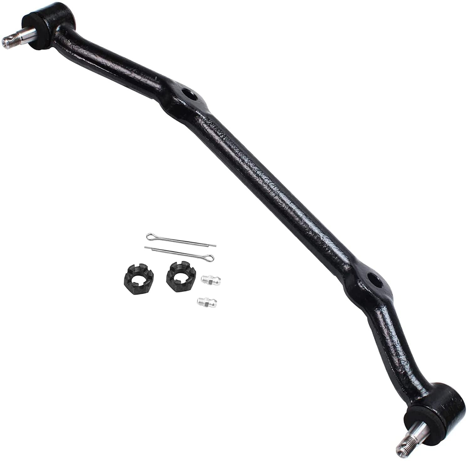 Detroit Axle - 8pc Suspension Kit for RWD 1996-2005 Chevy Blazer, 1996-2003 S10, 4 Inner & Outer Tie Rods, Adjustment Sleeves, Center Link, Steering Idler Arm Replacement