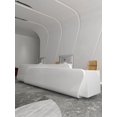 thumbnail image 3 of Reception desk creative paint cash register simple modern bar desk welcome desk My Lux Decor Round, 3 of 6