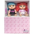 thumbnail image 5 of Cuddle Kids: 11" Yummy Hearts Dolls - 2 Pack Hard Body Dolls, Brush Their Blue & Pink Hair w/ The Included Combs, New Adentures, Toddler & Kids Age 2+, 5 of 7
