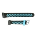thumbnail image 1 of Correa deportiva bandas de silicona transpirables de 2 colores pulsera de repuesto ajustable para Garmin Fenix 7X 6X 5X negro azul, 1 of 12