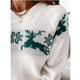 thumbnail image 5 of Jiyugala Pullover Sweaters for Women Christmas Loose Knit Sweater, 5 of 8