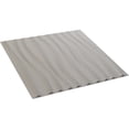 thumbnail image 6 of Ekena Millwork 19 5/8"W x 19 5/8"H Shoreline EnduraWall Decorative 3D Wall Panel, Textured Metallic Silver (Covers 2.67 Sq. Ft.), 6 of 6