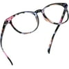 LifeArt Blue Light Blocking Reading Glasses (Round Frame, +0.25 Magnification)
