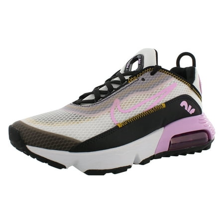 Nike Air Max 2090 Gs Girls Shoes Size 4.5, Color: White/Light Arctic Pink/Black