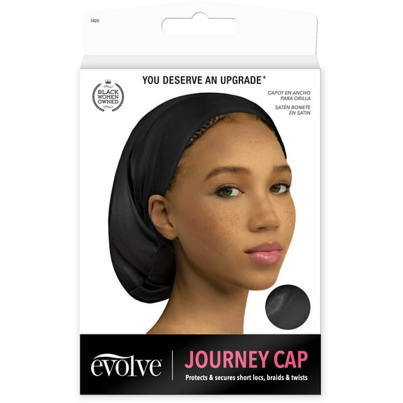Evolve Double-Lined Silky Cap, Black