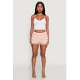 thumbnail image 2 of Womens Iris Tiered Lace High Waisted Mesh Shorts, 2 of 5