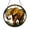 Acrylic 3.5 Inch, variant on Art Deco Elephant Window Hanging – Stained Glass Style Decor