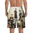 thumbnail image 5 of Haikyuu Anime Men's Beach Shorts Swim Trunks Casual Quick Dry Board Shorts Swimwear Pants with Mesh Lined and Pockets, 5 of 8