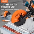 thumbnail image 2 of Sierra eléctrica para concreto VEVOR 1800W 15A, profundidad de corte de 12 pulgadas, 2 of 9