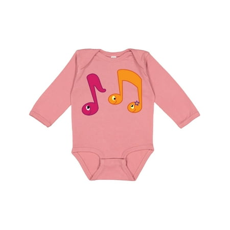 

Inktastic Music Notes Band Choir Musician Gift Gift Baby Boy or Baby Girl Long Sleeve Bodysuit