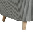 thumbnail image 4 of Demi Bonn 30" Elevated Dog Sofa, Corduroy Pet Couch with Rubber Wood Legs and Supportive Foam, Dog Bed Elevated Design, Gray, 4 of 12
