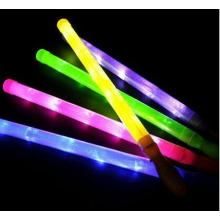 8 pc 19inch Light Up Flashing LED Light Glow Stick Multi Color Baton Wand (Best Pc Grow Box)