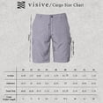 thumbnail image 2 of Visive Men's Hybrid Cargo Shorts - Versatile for Land & Water - Quick Dry & 4-Way Stretch - Sizes 30-50 - Perfect for Outdoor Activities: Golf, Hike, Bike, Swim, & Hunt, 2 of 2