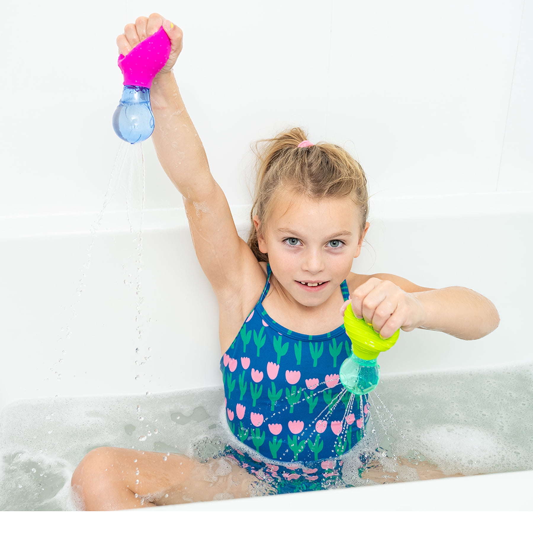 Mobi Skwooshlz Baby Bath Toy Water Squeeze Bulbs Sensory Silicone Bath Toys