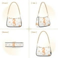 thumbnail image 7 of FORMRS Womens Shoulder Bag with Chain Strap Clutch Purse Cute Tote Handbag, White Seahorse, 7 of 7