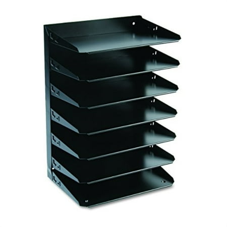 Mmf Industries 7 Tier Letter Size Horizontal Steel Desk Organizer