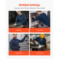 thumbnail image 6 of KFFKFF Flame-Resistant Men's Long Sleeve Shirt, Lightweight 7 oz Breathable Cotton, Pre-Shrunk Workwear with Pocket, Ideal for Welders and Electricians, Navy Blue 2XL, 6 of 9