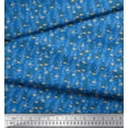 thumbnail image 2 of Soimoi Silk Fabric Moroccan,Stripe & Beetle Insects Print Fabric by Yard 42 Inch Wide, 2 of 3