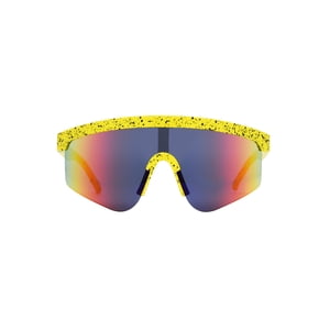 Panama Jack Wraparound Men's Sunglasses, Yellow