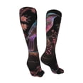 thumbnail image 3 of Honeii Bird4 Print Calf Socks Sports Socks Seamless Toe, Trouser Socks,Knee High Long Socks for Women and Men-One Size, 3 of 8