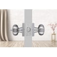 thumbnail image 2 of Brinks Contemporary Privacy Doorknob, Satin Nickel, 2 of 7