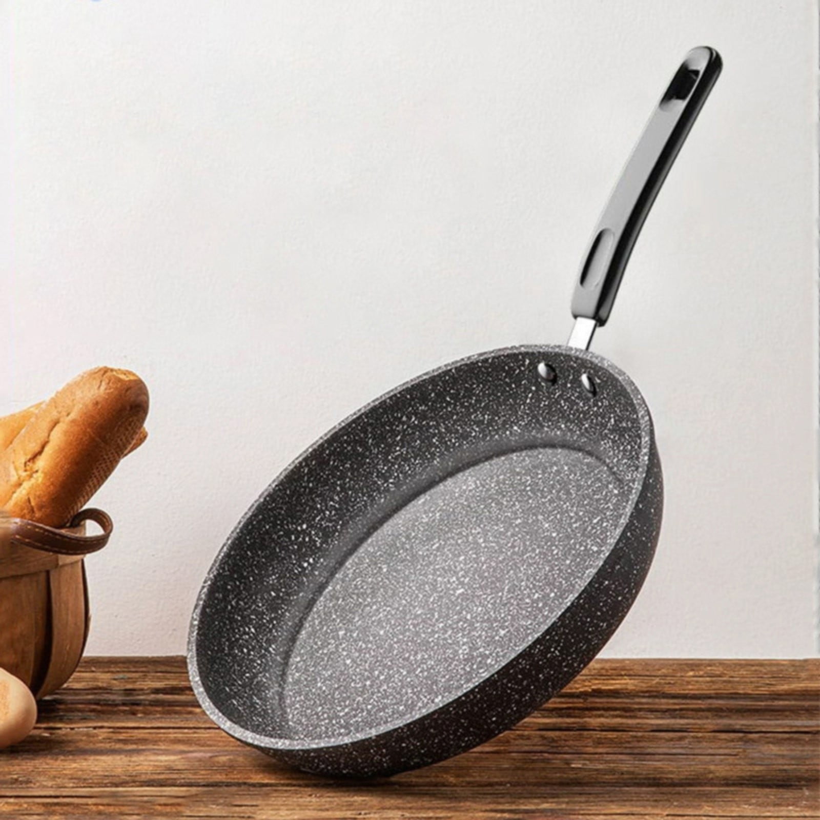Non Stick Pan with Cold Handle,Kitchen Frying Pan,for Cooking Food Using A Non Stick Pot with A Cool Handle for Safe Grip,Hecnuo