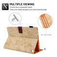 thumbnail image 5 of Dteck Fire HD 10 2021 Case - Folio PU Leather Smart Case Cover with Auto Wake/Sleep & Card Slots Compatible with All-New Amazon Fire HD 10 11th Generation / Fire HD 10 Plus 2021,Yellow, 5 of 6