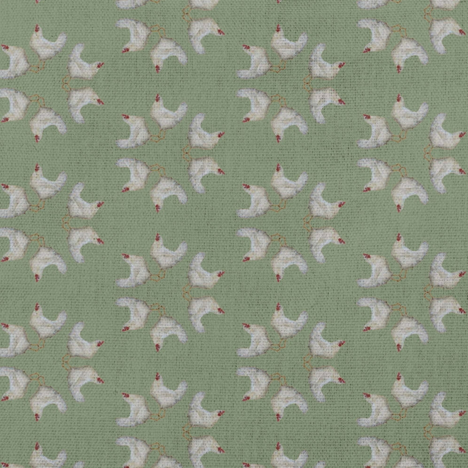 Simply Daisy 18 in x 18 in Green Animal Print Easter Polyester Throw Pillow