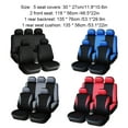 thumbnail image 4 of Wweixi Dustproof Seat Covers For Cars With Washable Protectors Elastic Straps And Hooks For Easy Fitting Black, 4 of 6