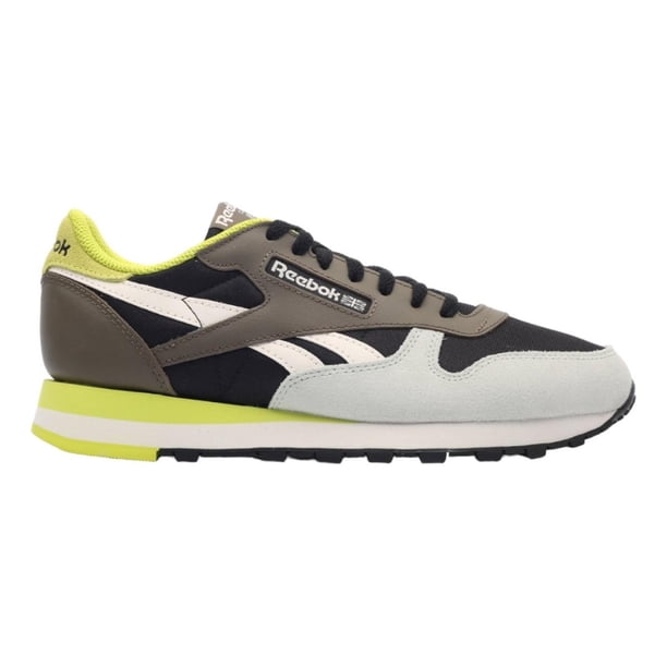 Tenis Reebok Hombre Caballero Casual Classic Leather negro 7,5 MX