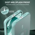 thumbnail image 6 of Case for iPhone 11,Decase Magnetic Translucent Shell,Support Wireless Charging & Magnetic Car Mount,Military Grade Drop Protection Matte Phone Cover,for iPhone 11 - blue, 6 of 6