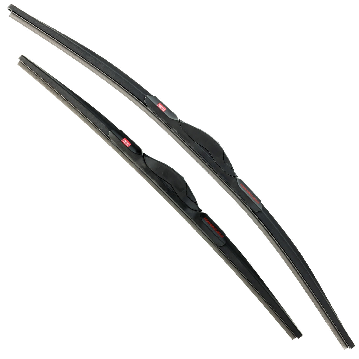 PowerClear by PowerStop – PCK-2218-1 - Front 22" + 18" Windshield Wiper Blade Set, J-Hook Type For Mazda 6, Chevrolet Colorado, GMC Canyon, Hyundai Tiburon, Cadillac ATS [Model Specific]