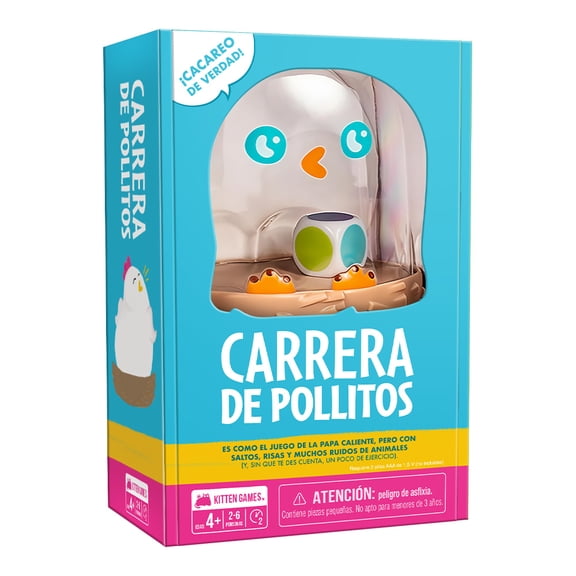 Juego de Mesa Novelty Carrera de Pollitos Exploding Kittens