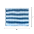 thumbnail image 6 of Mainstays by Becky G. & Alejandra Tapestry Knit Throw, Blue Stripe, 50" x 60", 6 of 8