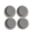 A002- Gray, variant on Car Cup Coasters Black Silicone Non Slip Coasters Set of 4 3.5 Inch Cup Holder Inserts for Vehicle Interior Accessories