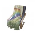 thumbnail image 4 of Fantasy Soft Flannel Fleece Blanket, Fairytale Theme Countryside Landscape Covered with Rainbow Sky over the Hills Image, Cozy Plush for Indoor and Outdoor Use, 70" x 90", Multicolor, by Ambesonne, 4 of 6